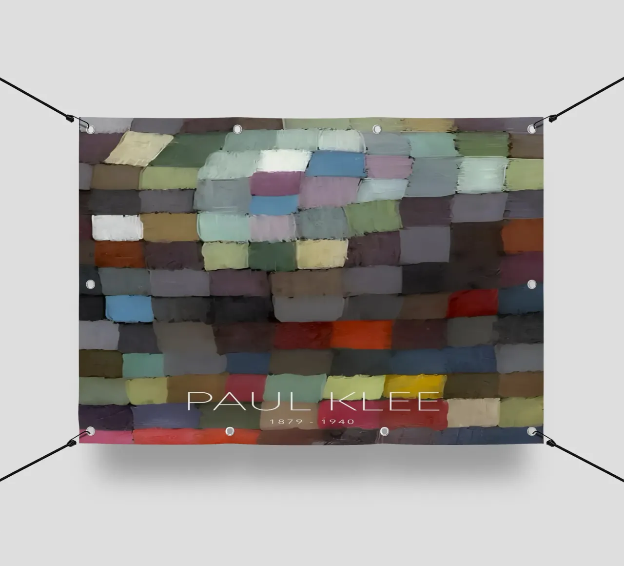 Paul Klee Muted Color Grid - Bauhaus Abstract pvc cover by NorwesClub