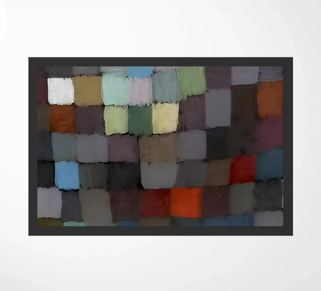 Paul Klee Muted Color Grid - Bauhaus Abstract doormat by NorwesClub