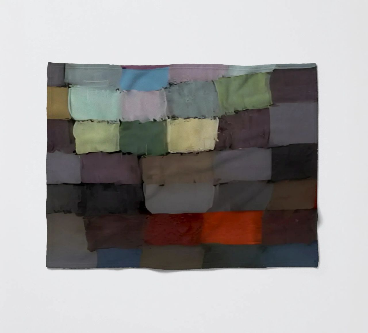 Griglia di colori tenui di Paul Klee - Bauhaus astratto coperta in pile da NorwesClub