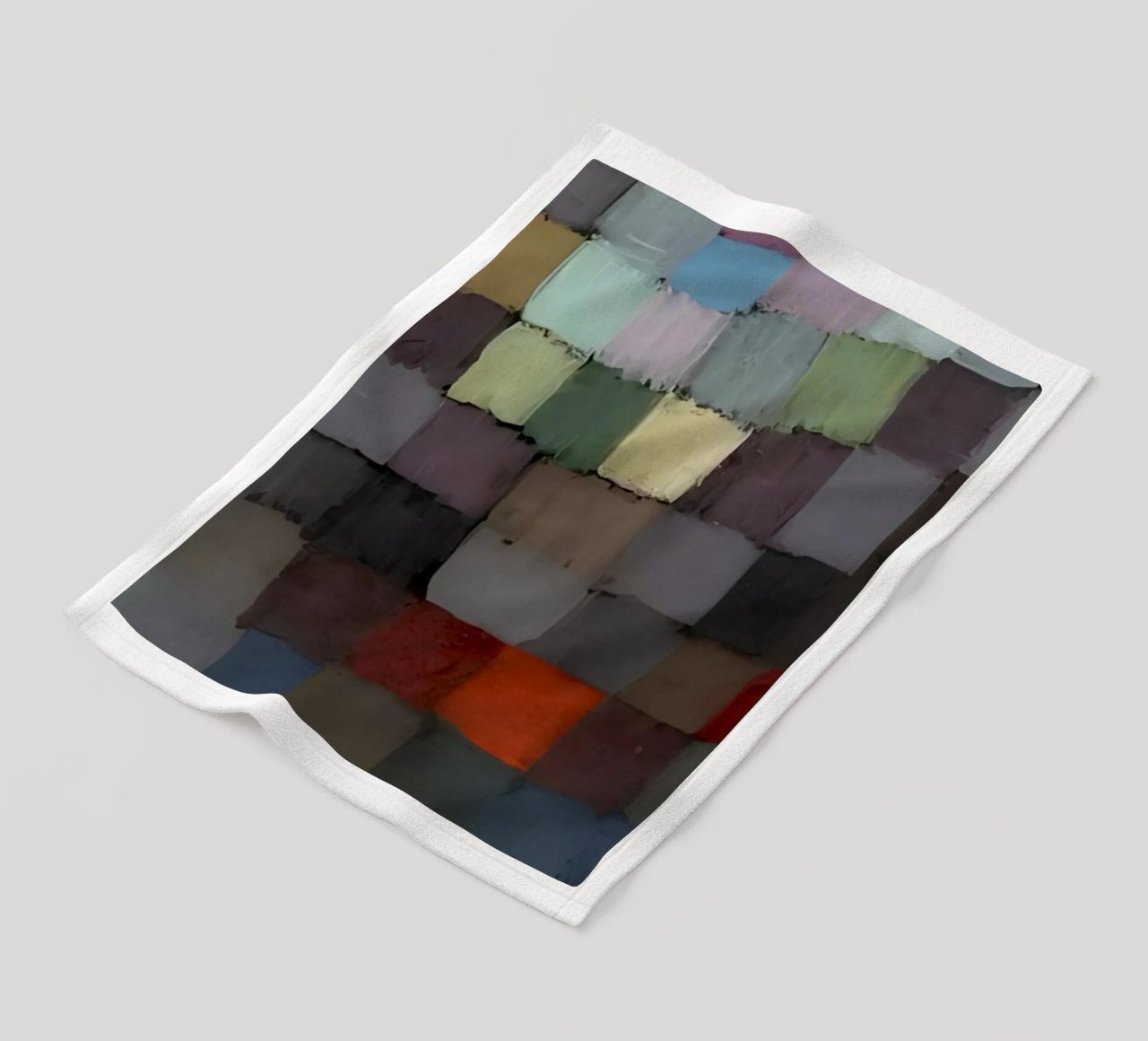 Griglia di colori tenui di Paul Klee - Bauhaus astratto coperta in pile da NorwesClub