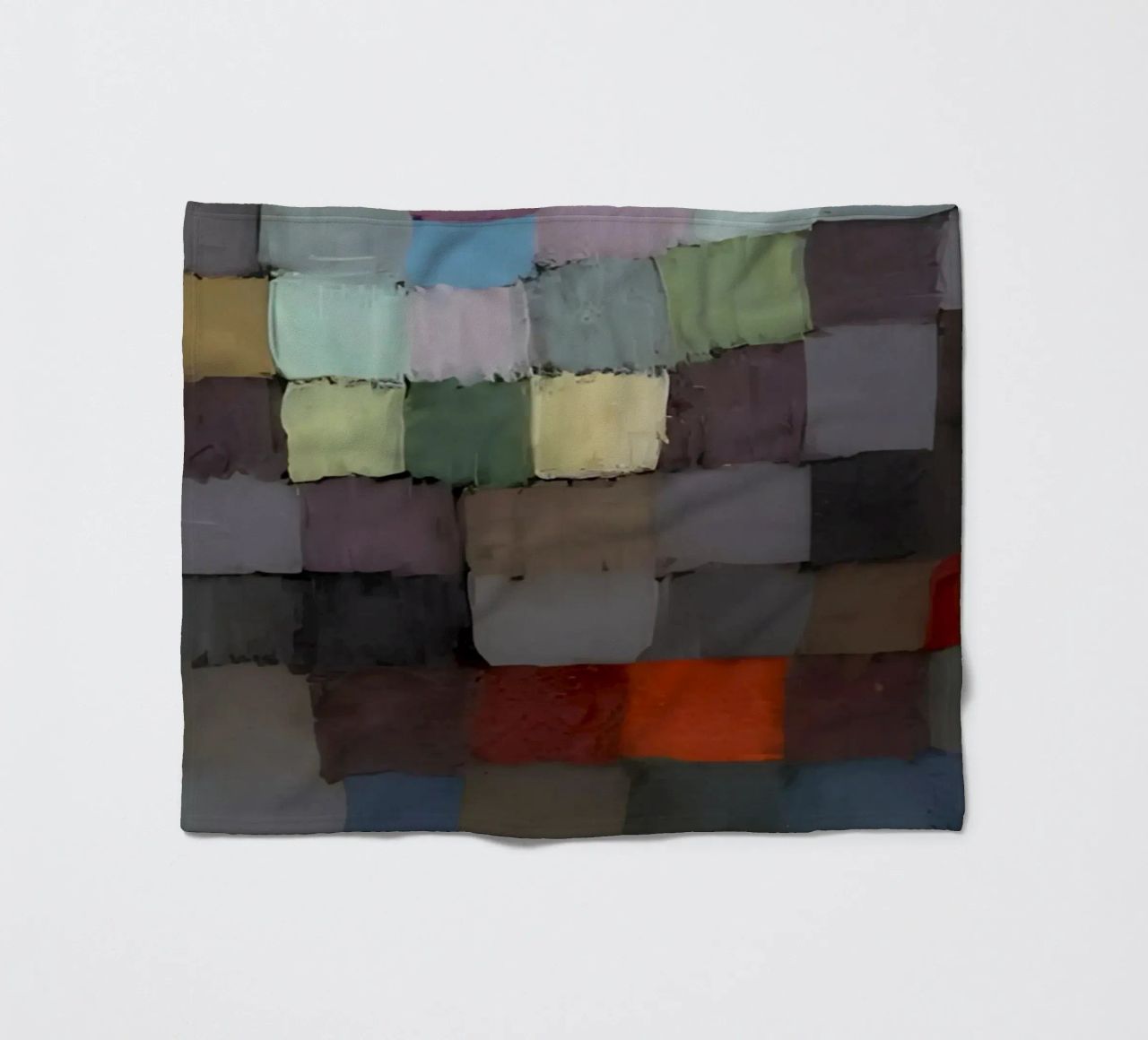 Griglia di colori tenui di Paul Klee - Bauhaus astratto coperta in pile da NorwesClub