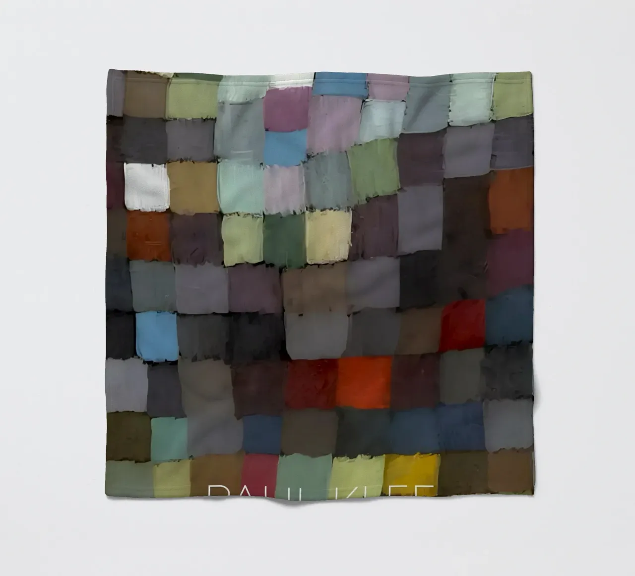 Griglia di colori tenui di Paul Klee - Bauhaus astratto coperta in pile da NorwesClub