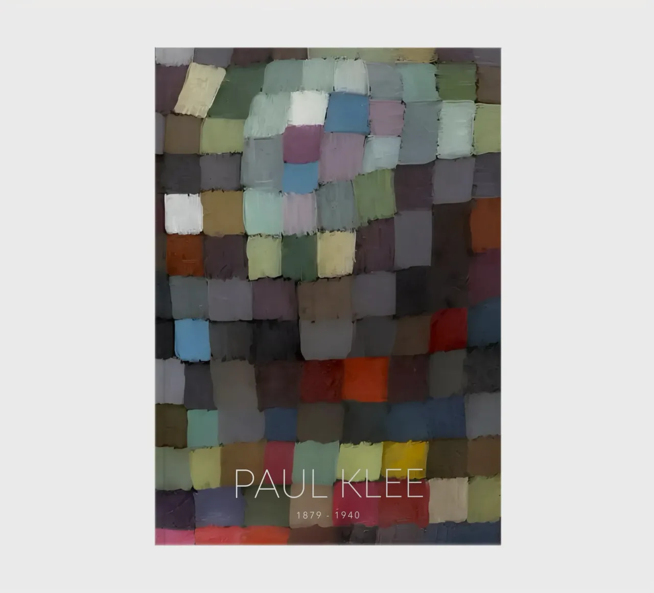 Paul Klee Muted Color Grid - Bauhaus Abstract notebook by NorwesClub