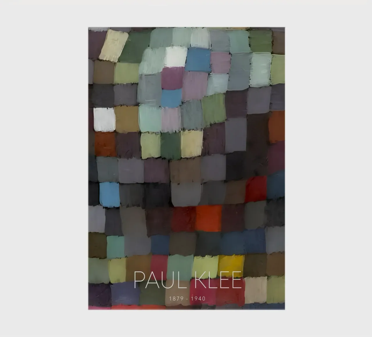 Paul Klee Muted Color Grid - Bauhaus Abstract notebook by NorwesClub