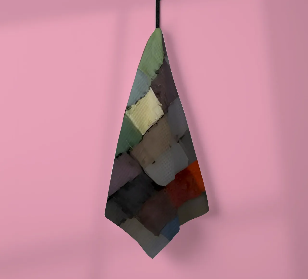 Paul Klee Muted Color Grid - Bauhaus Abstract tea towel by NorwesClub