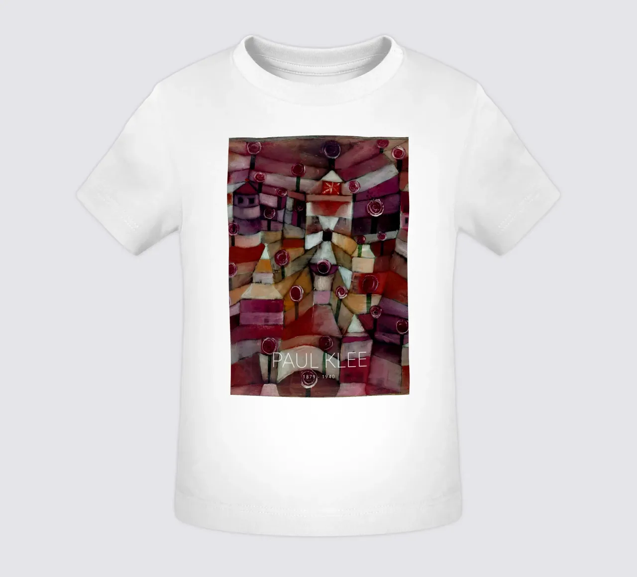 Paul Klee Rose Garden - Abstract Bauhaus Print Baby T-Shirt von NorwesClub