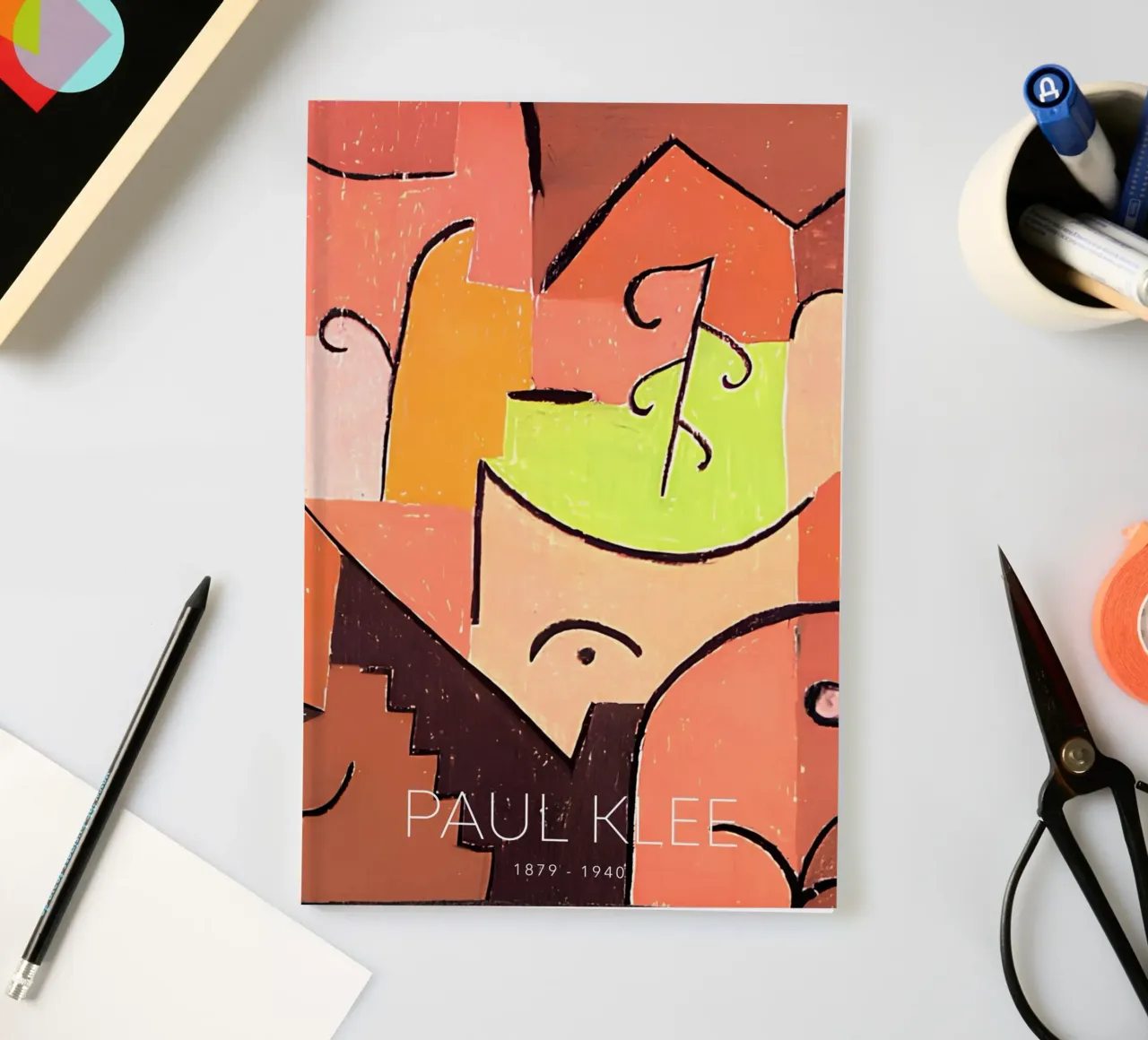 Paul Klee Ancient Sound - Abstract Bauhaus Art notebook by NorwesClub
