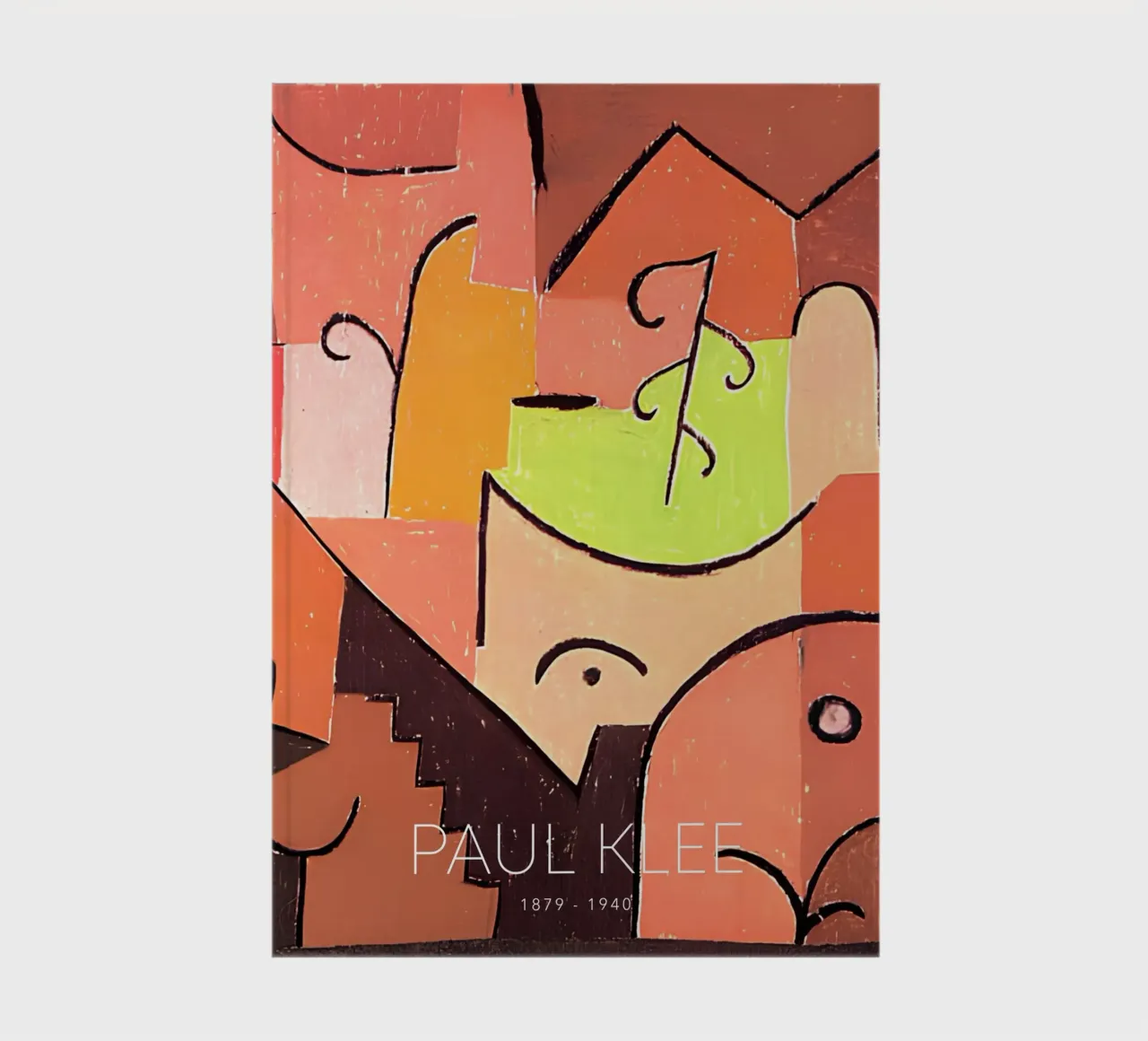Paul Klee Ancient Sound - Abstract Bauhaus Art notebook by NorwesClub