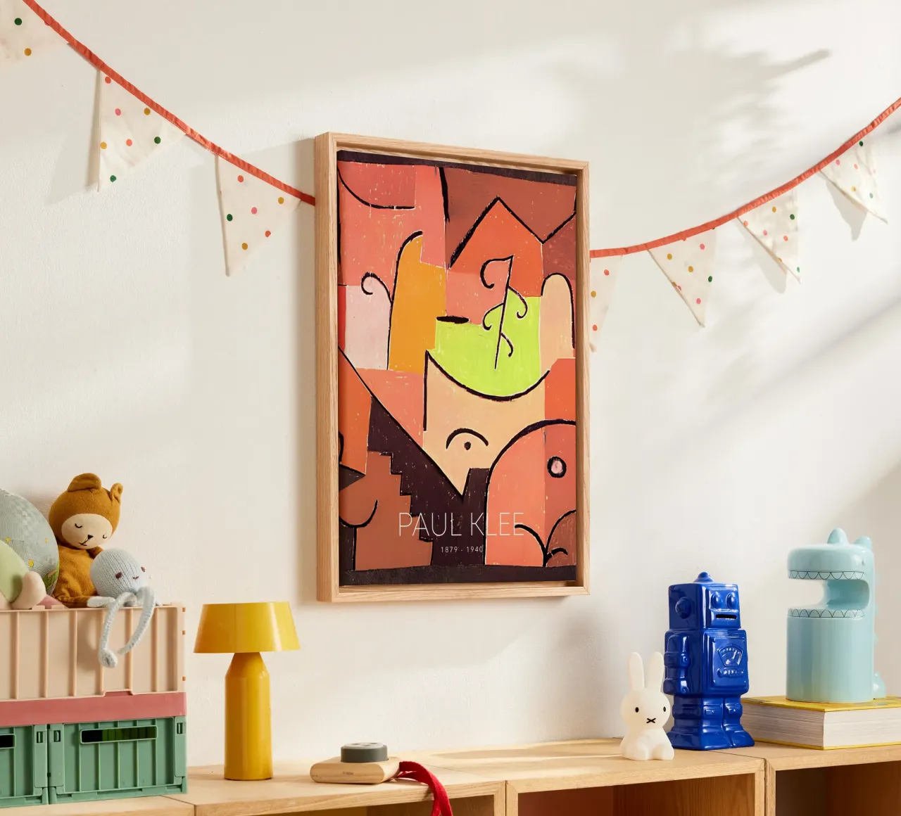 Paul Klee Ancient Sound - Abstract Bauhaus Art canvas by NorwesClub