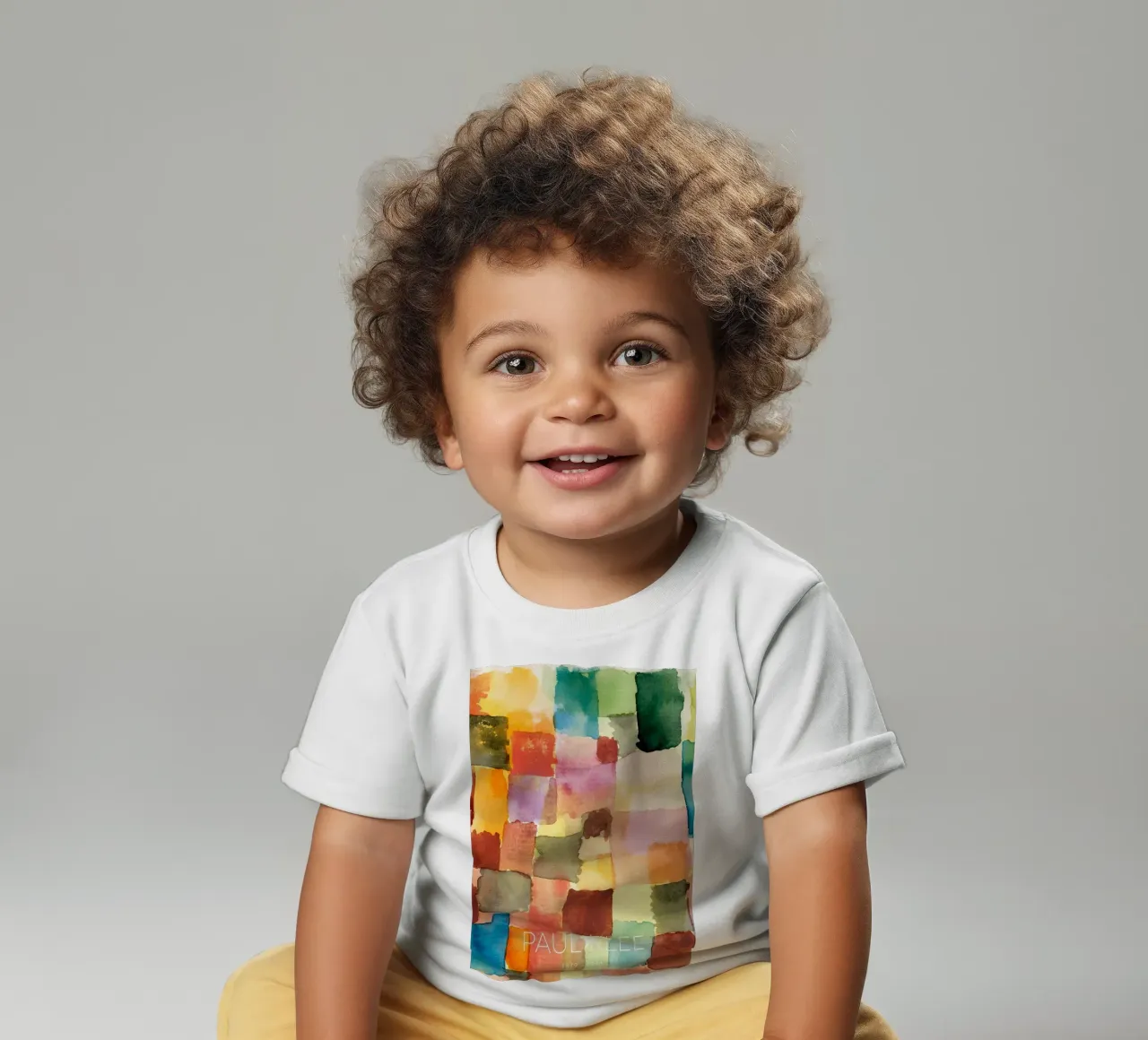Paul Klee Color Grid 1914 - Abstract Art Print baby t-shirt by NorwesClub
