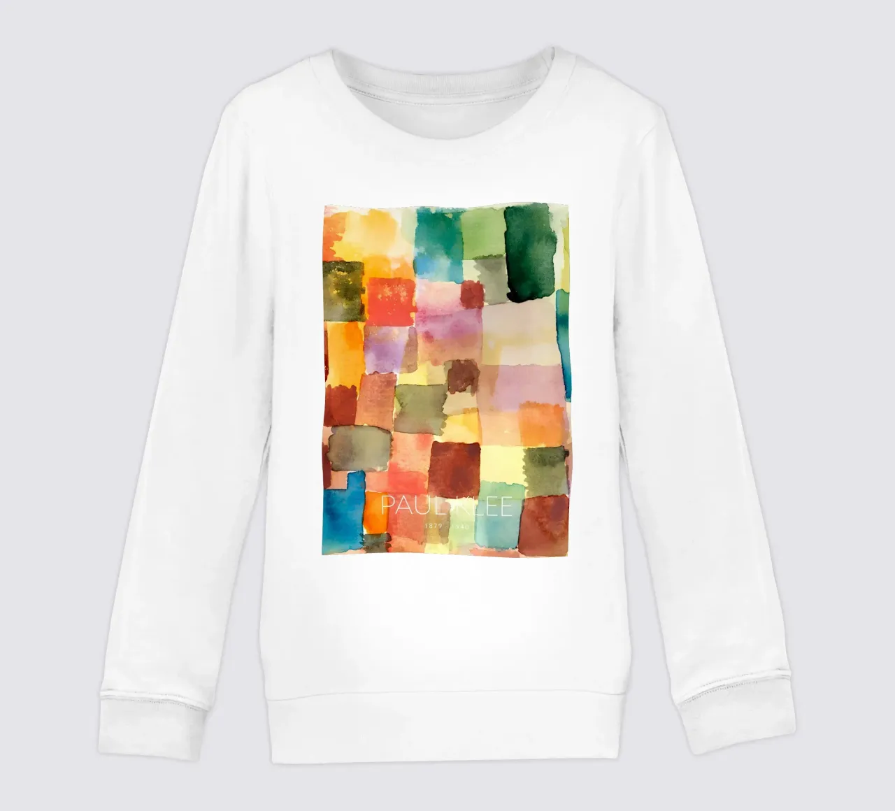 Paul Klee Color Grid 1914 - Abstract Art Print kids sweatshirt by NorwesClub