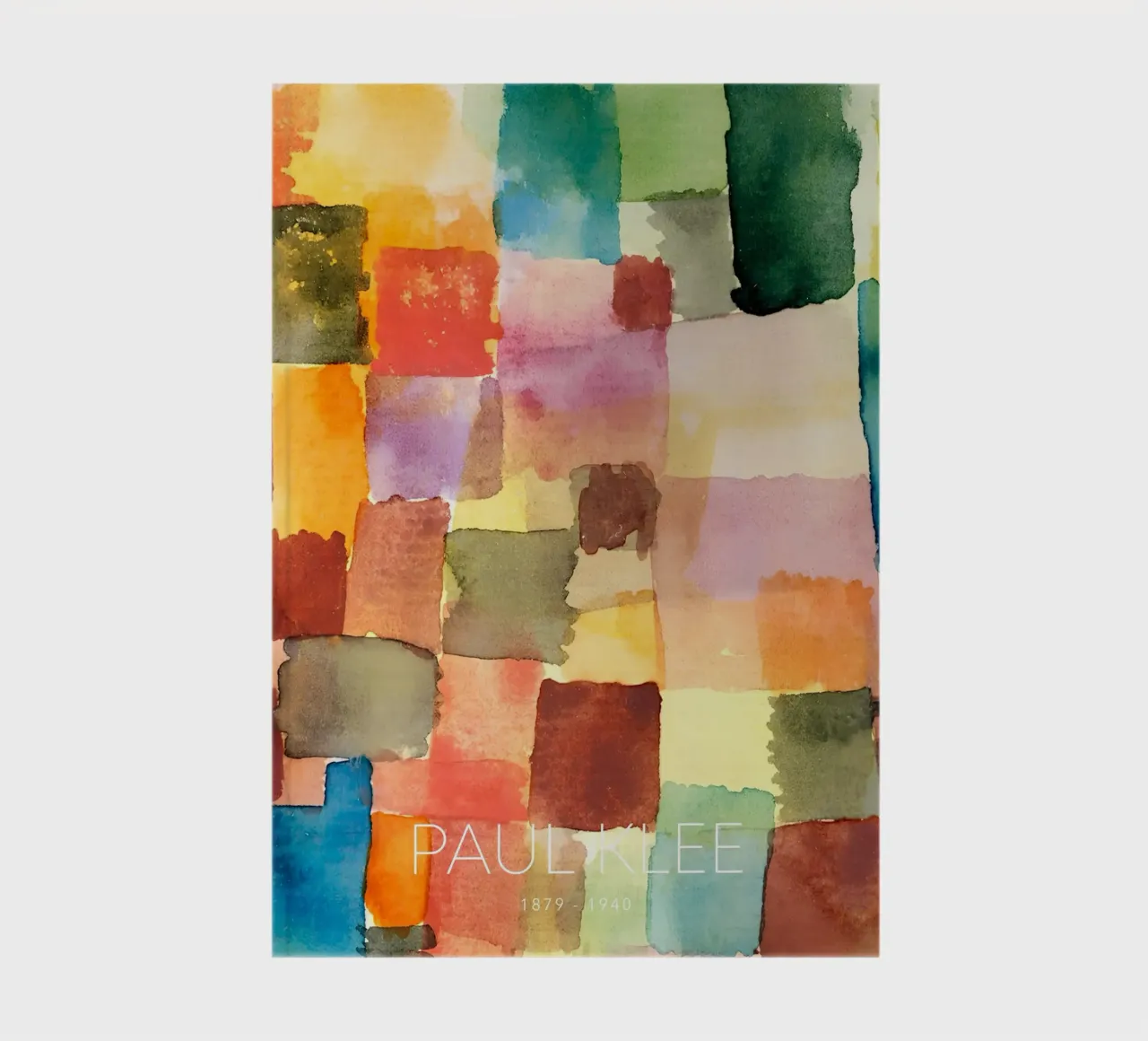 Paul Klee Color Grid 1914 - Abstract Art Print notebook by NorwesClub