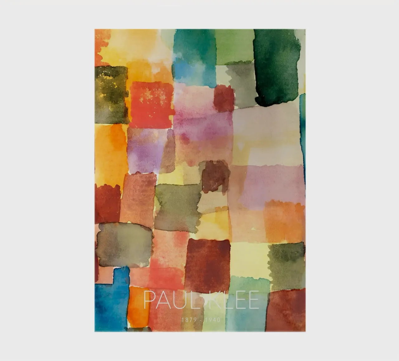 Paul Klee Color Grid 1914 - Abstract Art Print notebook by NorwesClub