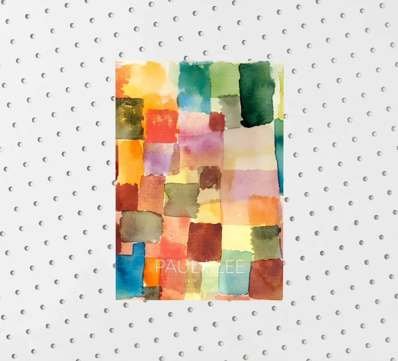 Paul Klee Color Grid 1914 - Abstract Art Print sticker by NorwesClub