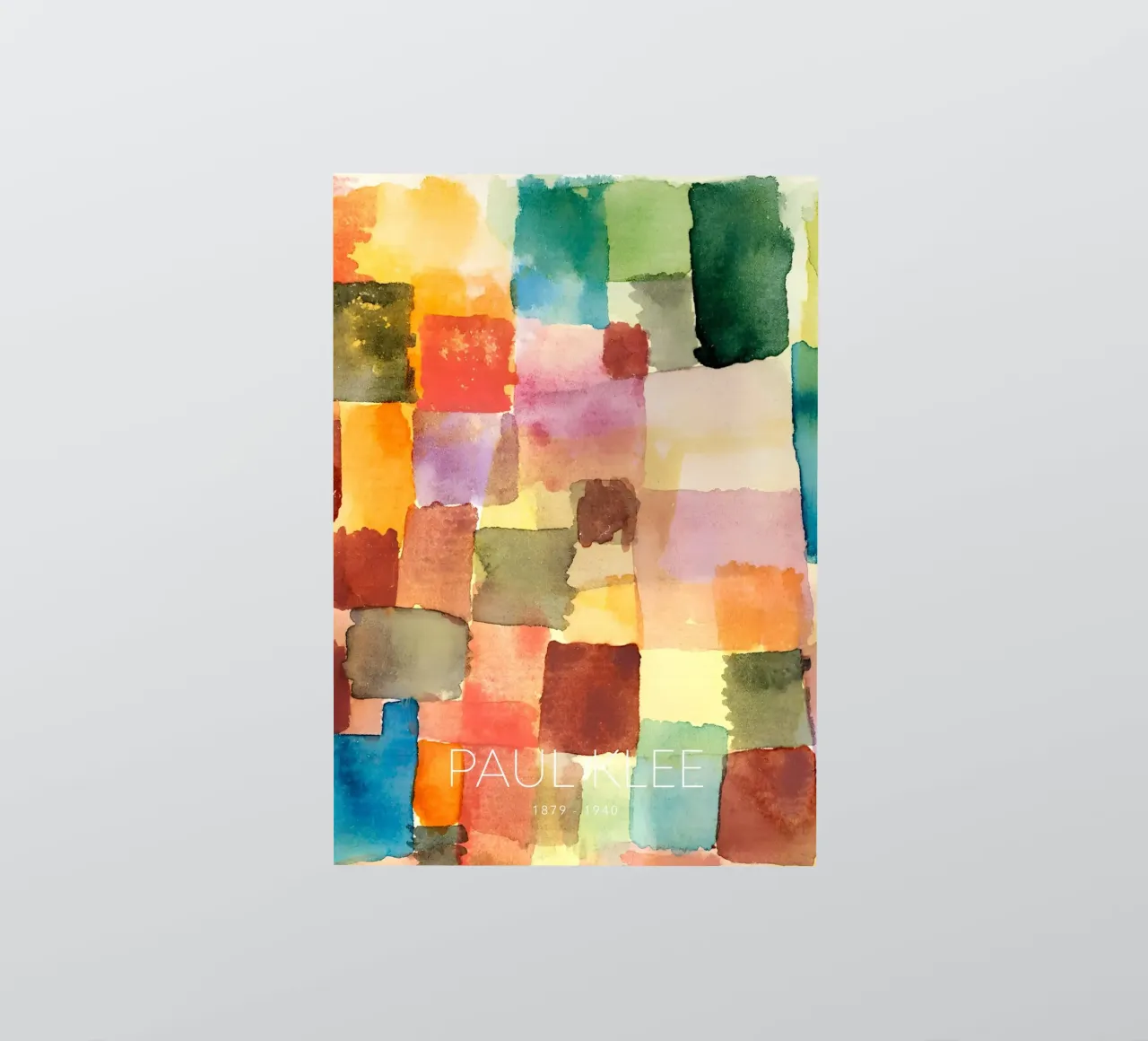 Paul Klee Color Grid 1914 - Abstract Art Print sticker by NorwesClub