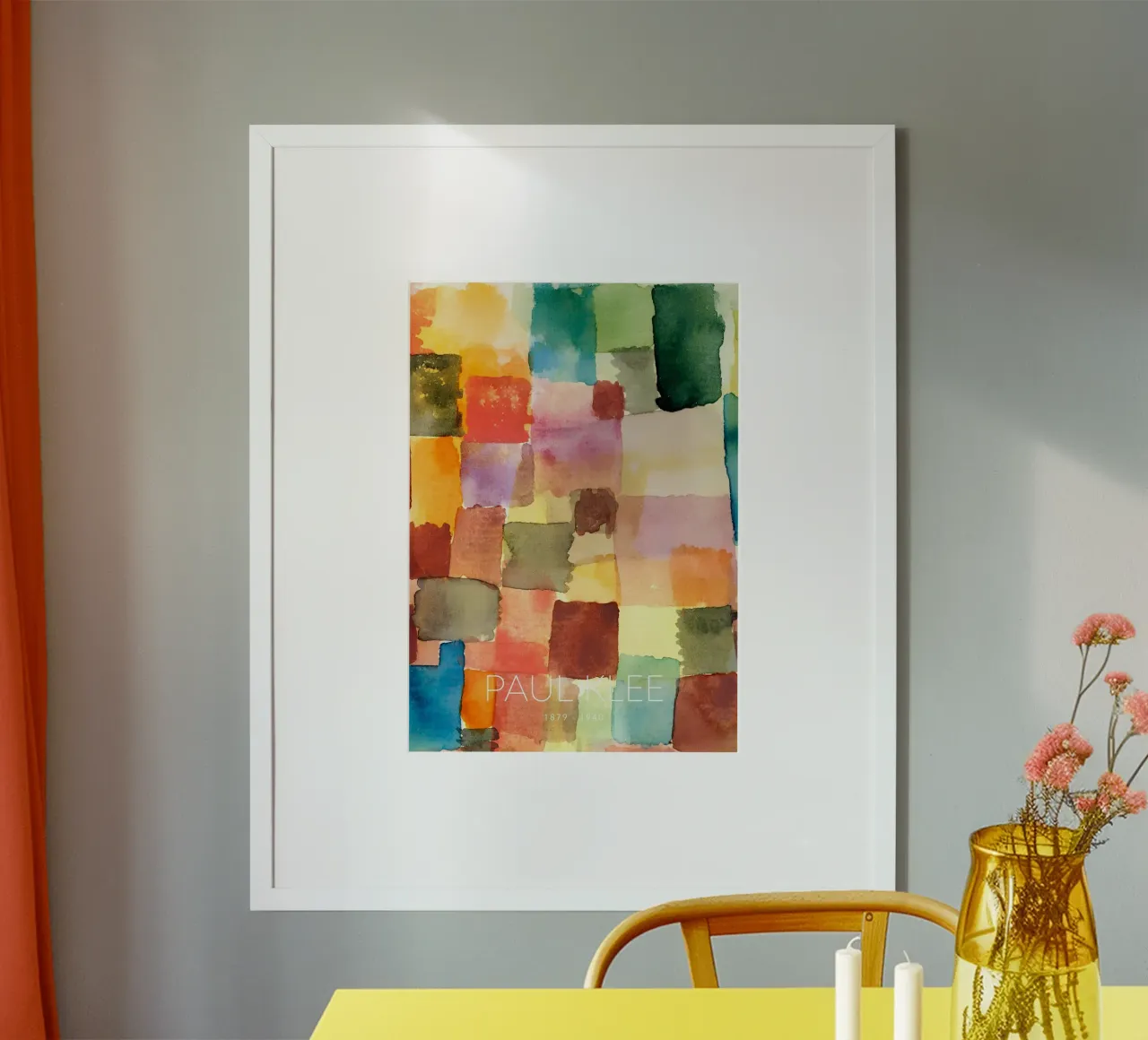 Griglia di colori di Paul Klee 1914 - Stampa d'arte astratta poster da NorwesClub