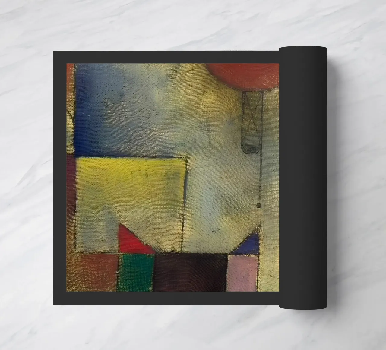 Paul Klee Abstract Composition - Bauhaus Art doormat by NorwesClub