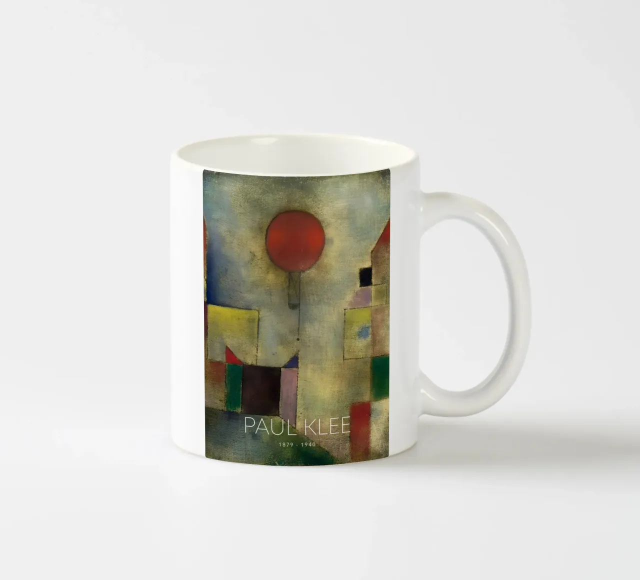 Paul Klee abstracte compositie - Bauhaus-kunst keramische mok van NorwesClub