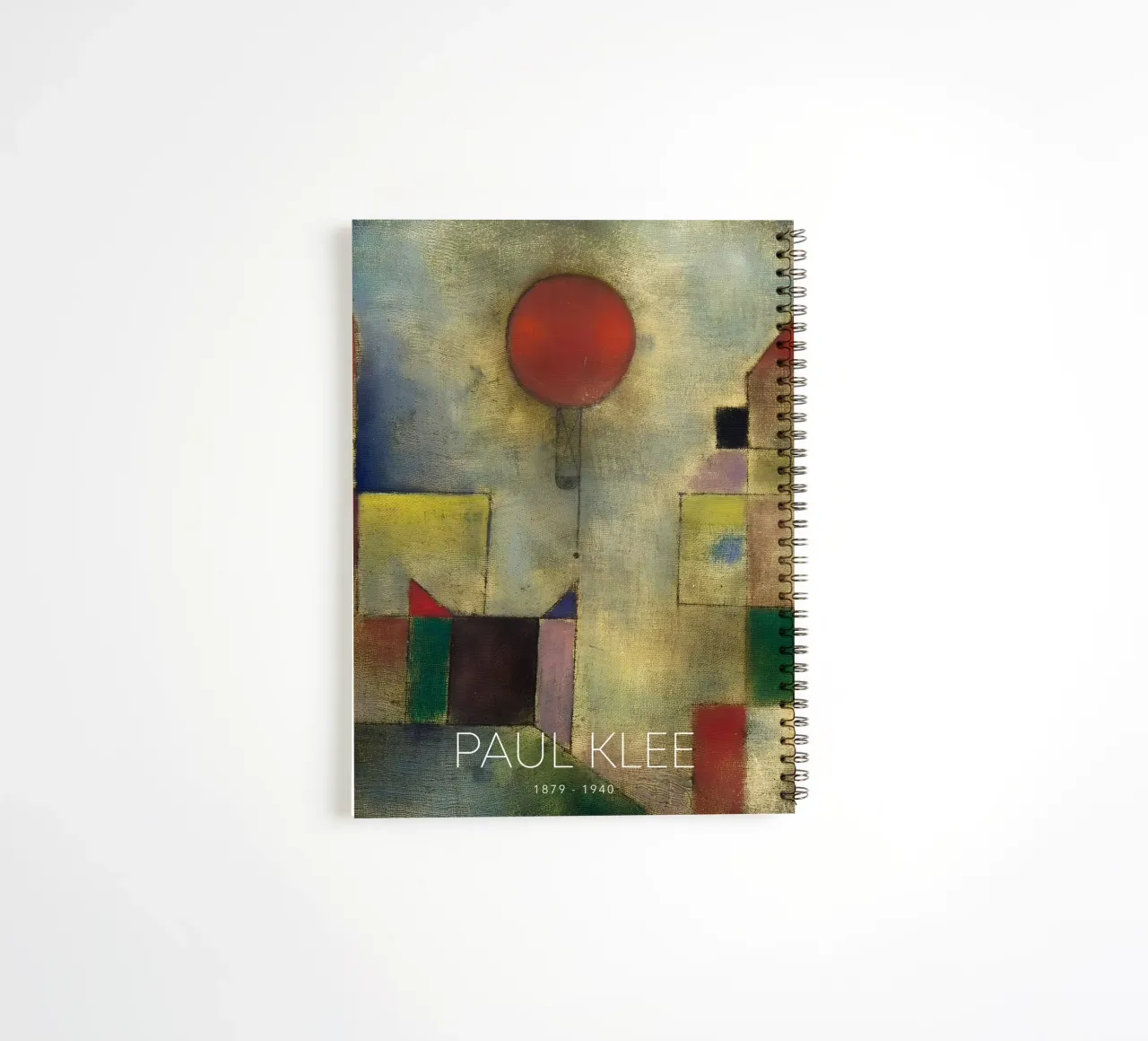 Composition abstraite de Paul Klee - Bauhaus Art carnet à spirale de NorwesClub