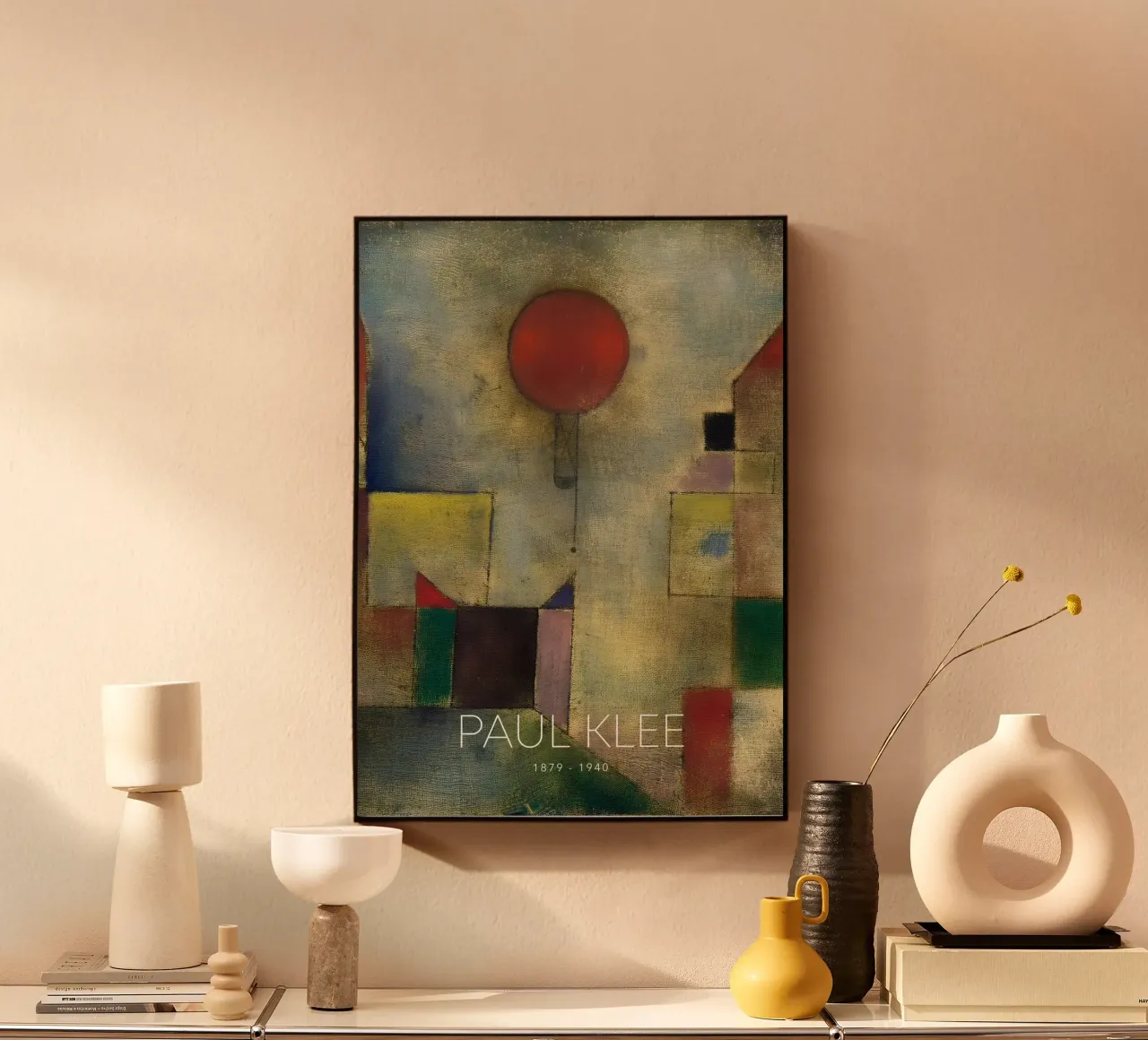 Paul Klee Abstract Composition - Bauhaus Art acrylic glass by NorwesClub