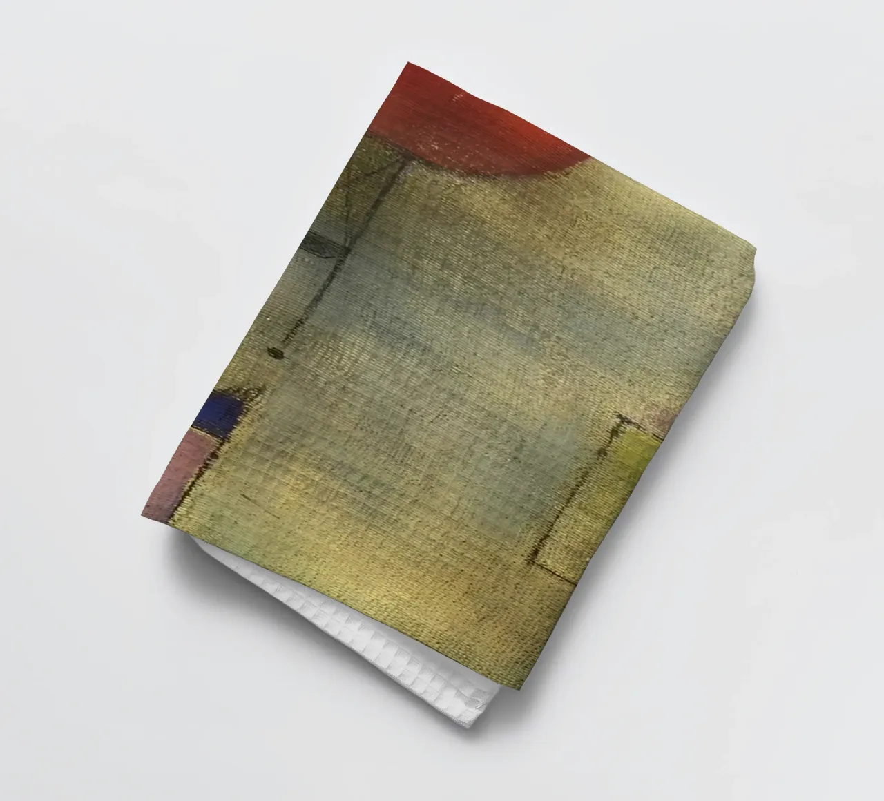 Paul Klee abstracte compositie - Bauhaus-kunst theedoek van NorwesClub