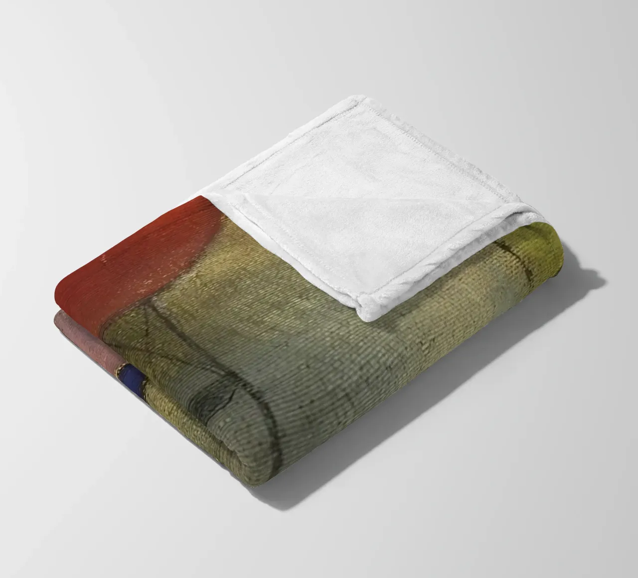 Composizione astratta di Paul Klee - Arte Bauhaus coperta in pile da NorwesClub