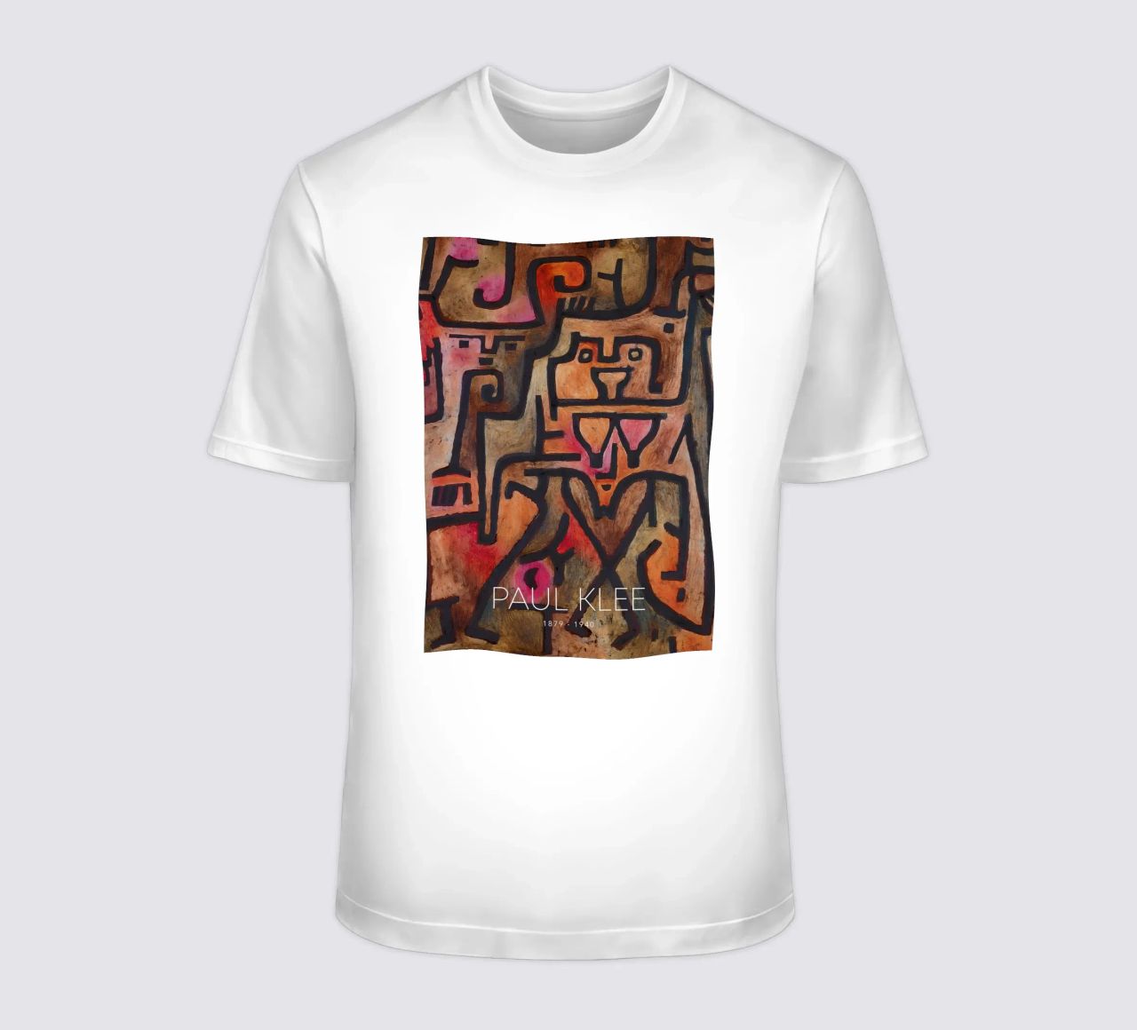 Paul Klee Interlocking Forms - Abstract Bauhaus t-shirt by NorwesClub