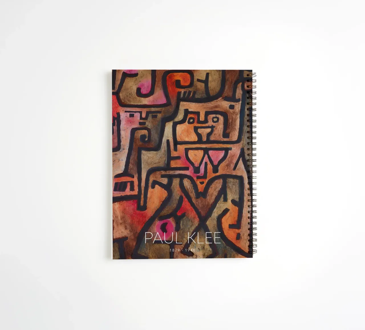 Paul Klee Formes imbriquées - Abstrait Bauhaus carnet à spirale de NorwesClub