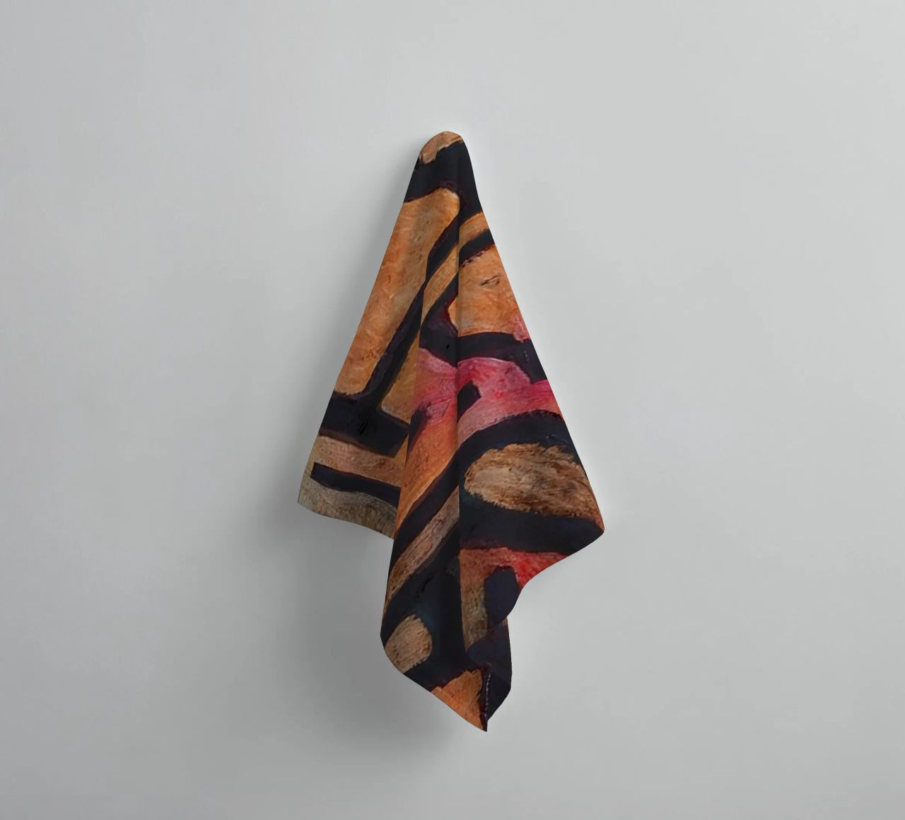 Paul Klee Interlocking Forms - Abstract Bauhaus towel by NorwesClub