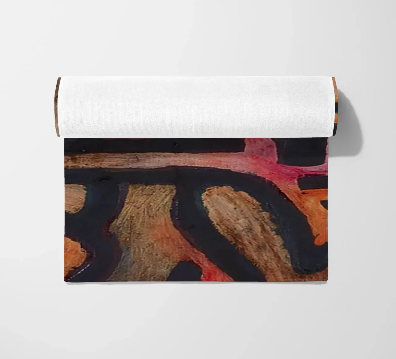Paul Klee Ineinandergreifende Formen - Abstraktes Bauhaus Strandtuch von NorwesClub