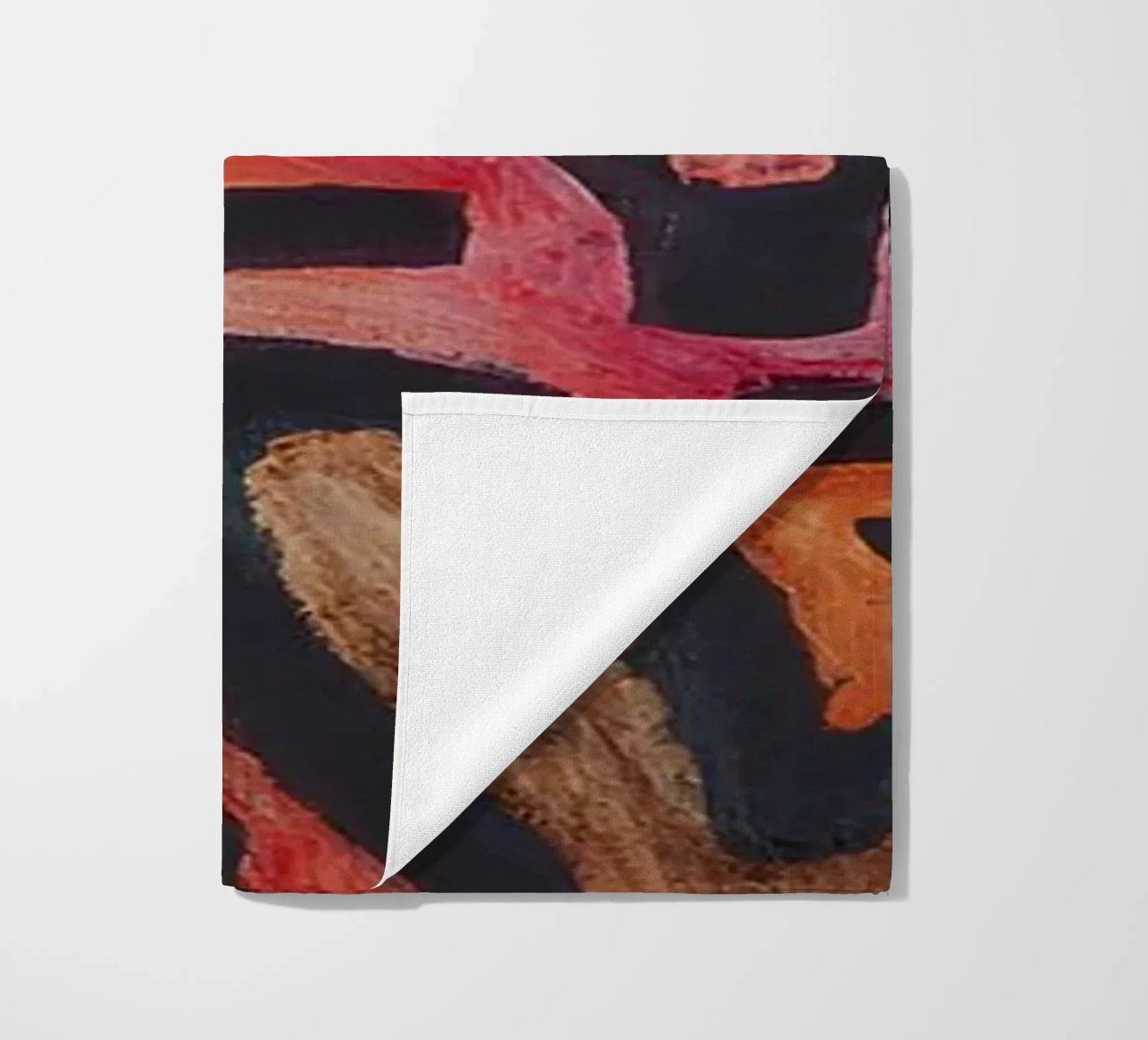 Paul Klee Interlocking Forms - Abstract Bauhaus beach towel by NorwesClub