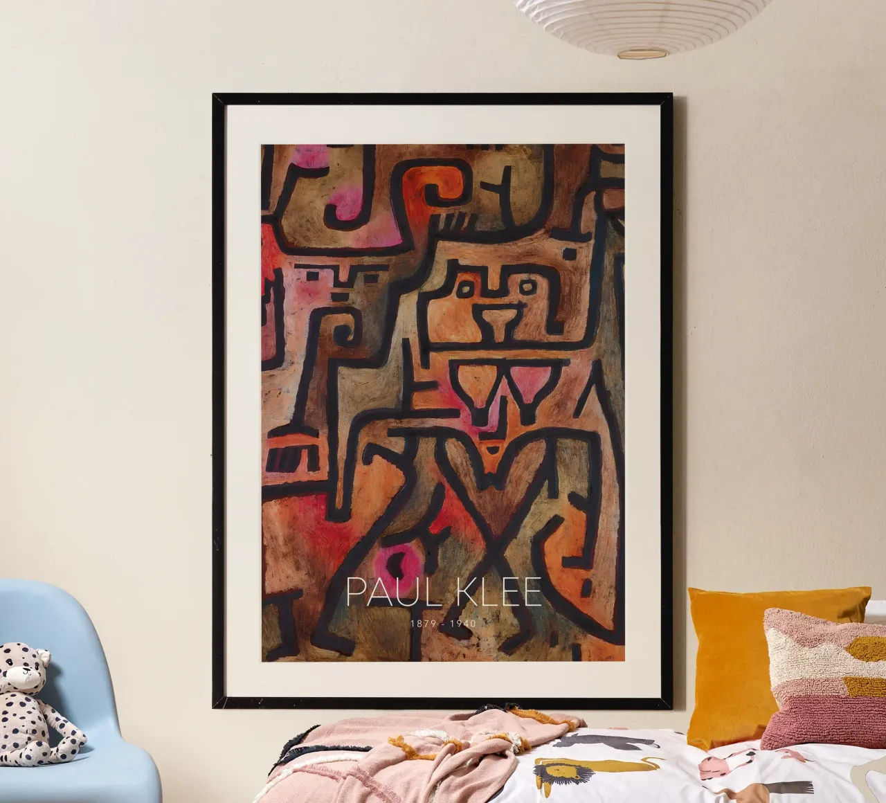 Paul Klee Formes imbriquées - Abstrait Bauhaus poster de NorwesClub