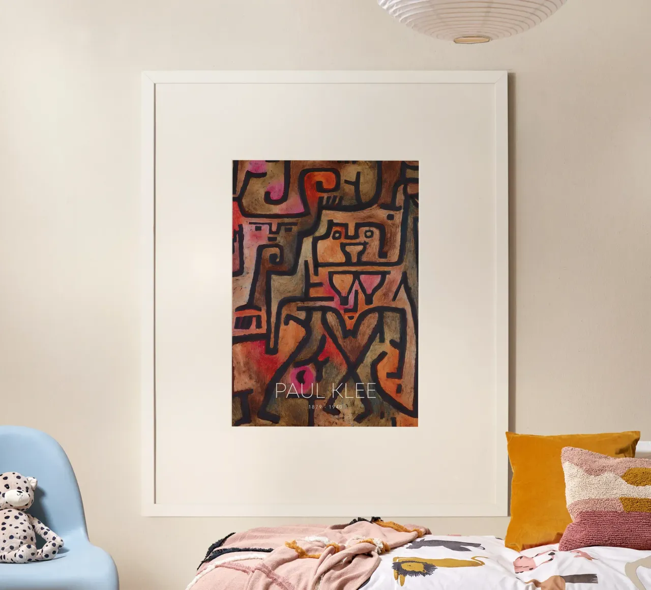 Paul Klee Ineinandergreifende Formen - Abstraktes Bauhaus Hahnemühle von NorwesClub