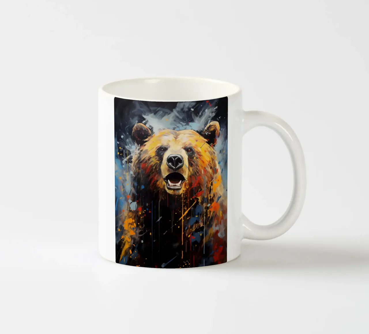 Bear Abstract 3 tazza in ceramica da Mateo