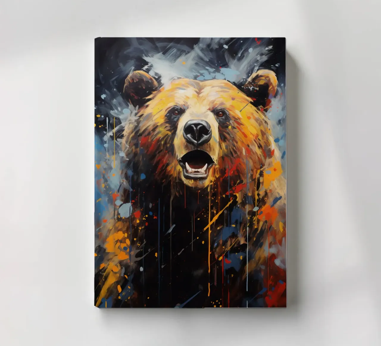 Bear Abstract 3 notebook by Mateo
