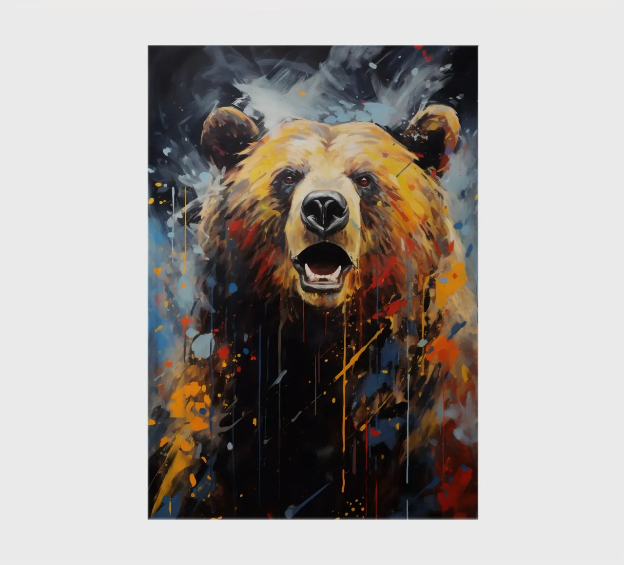 Bear Abstract 3 notebook by Mateo