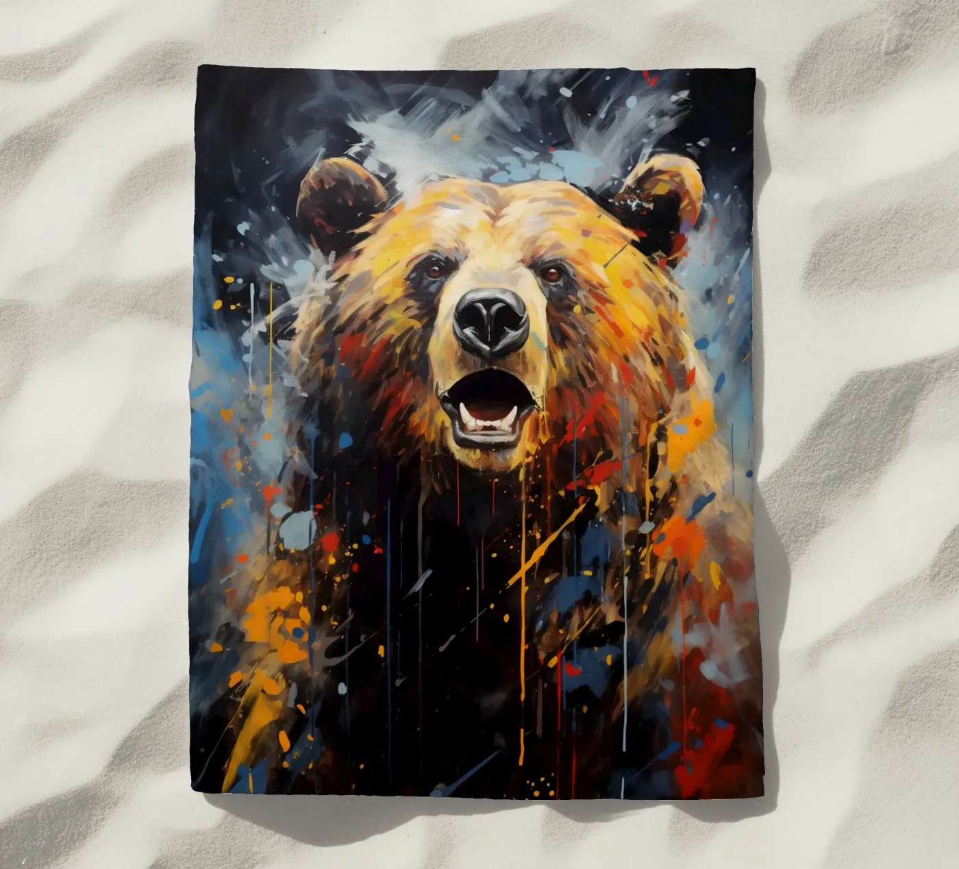 Bear Abstract 3 telo mare da Mateo