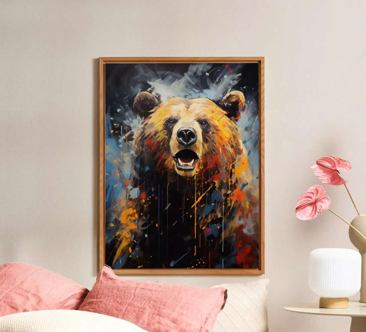 Bear Abstract 3 alluminio dibond da Mateo