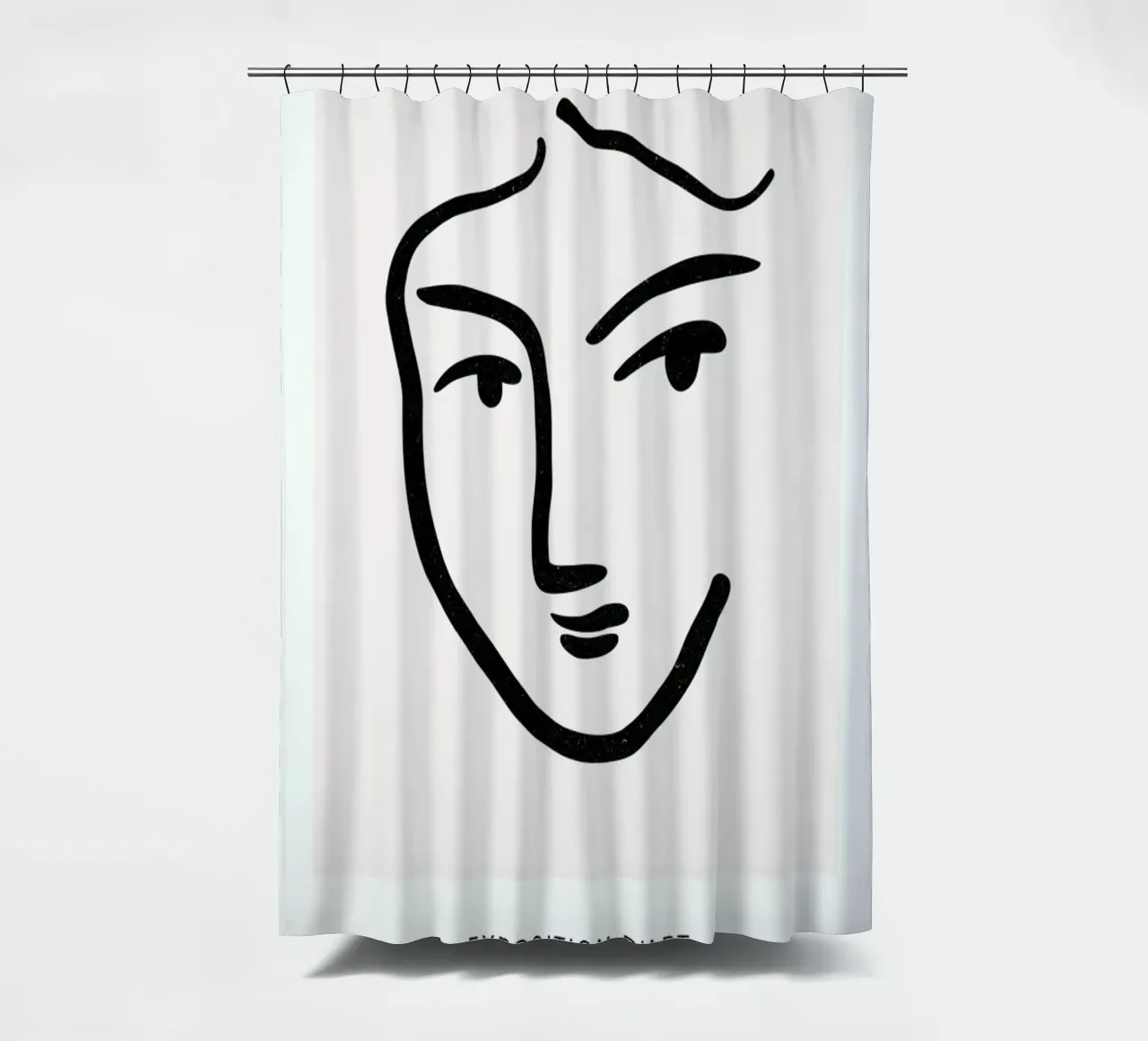Lithograph IV tenda da doccia da Graphite