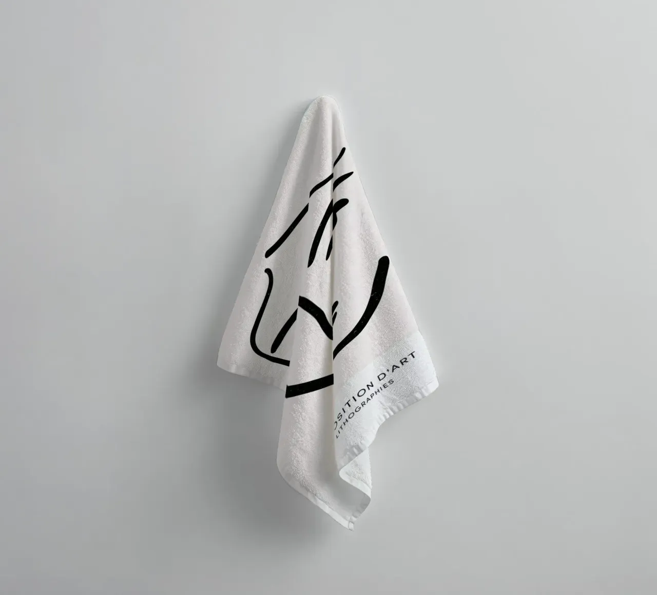 Lithograph IV asciugamano da bagno da Graphite