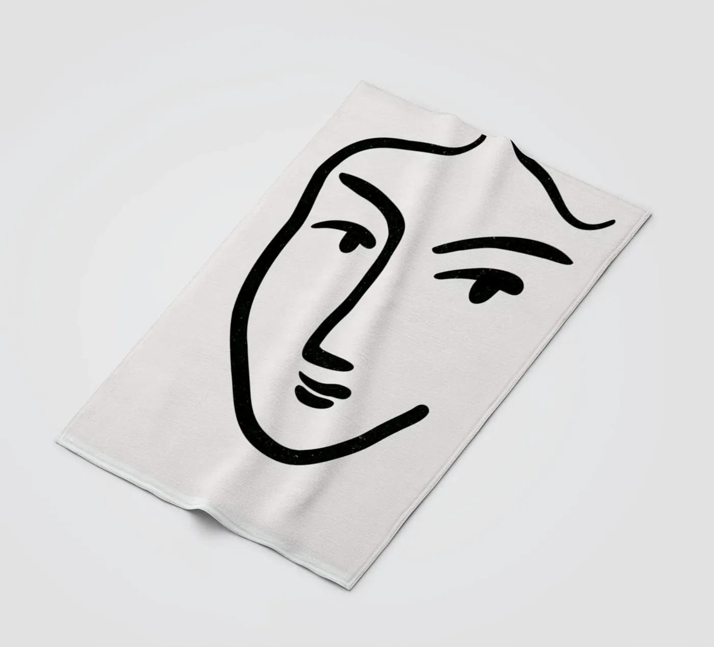 Lithograph IV fleecedeken van Graphite
