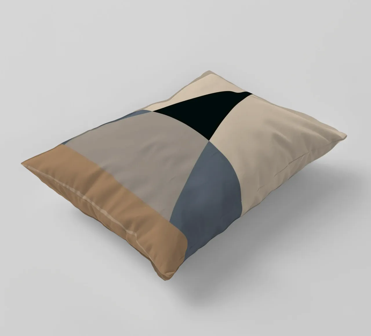 Minimal Colore tenue geometrico arte nordica 06 cuscino da Little Dean