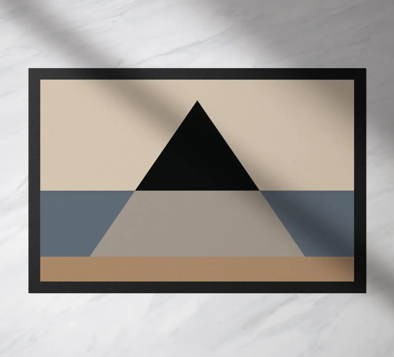 Minimal Colore tenue geometrico arte nordica 06 zerbino da Little Dean