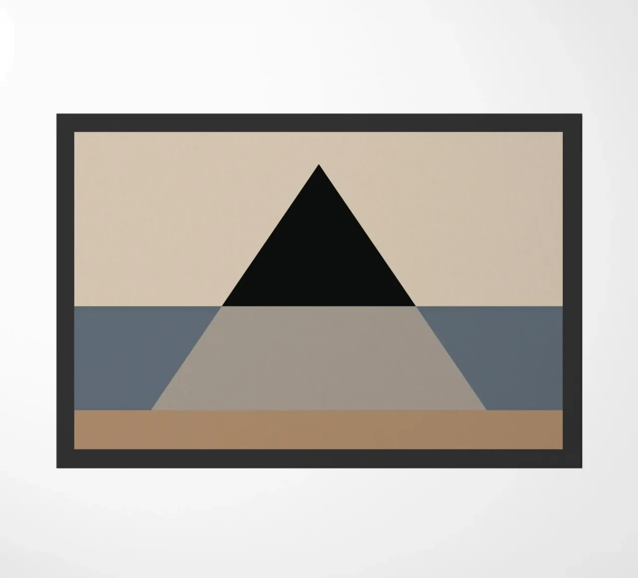 Minimal Colore tenue geometrico arte nordica 06 zerbino da Little Dean