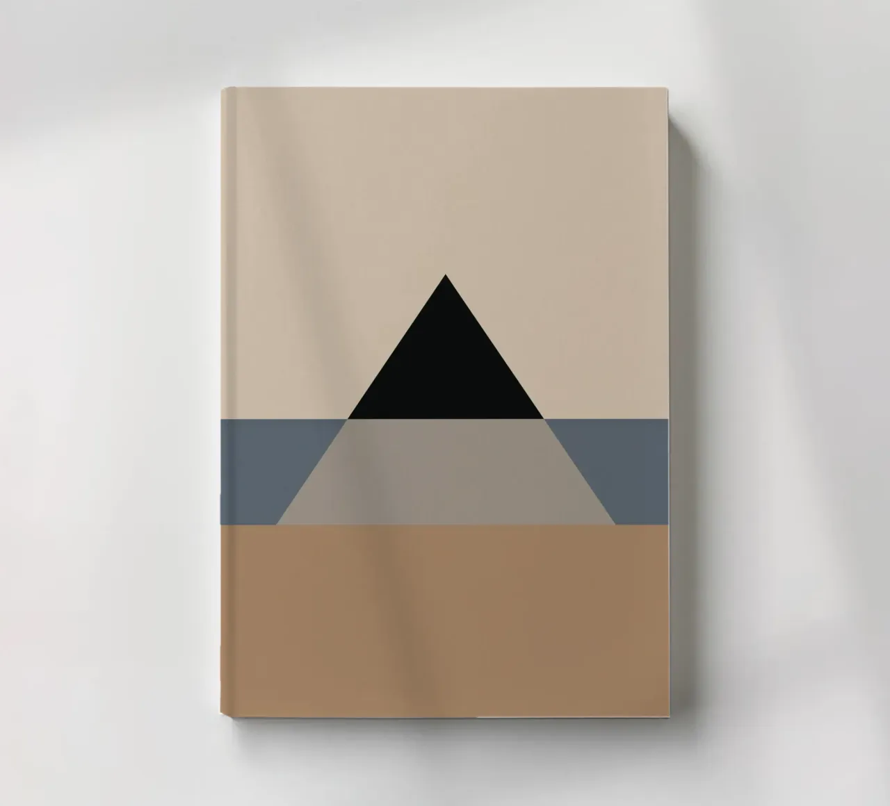 Minimal Muted color geometrical nordic art 06 notebook by Little Dean