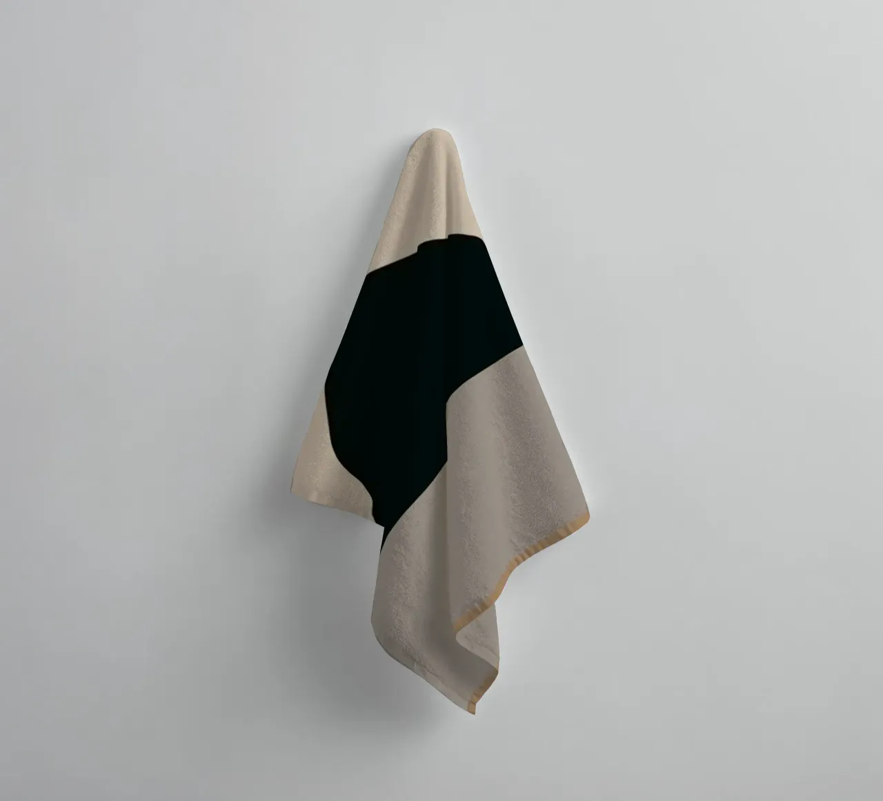 Minimal Muted color geometrical nordic art 06 towel by Little Dean