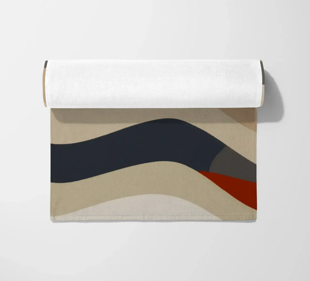 Bauhaus a righe ondulate telo mare da Little Dean