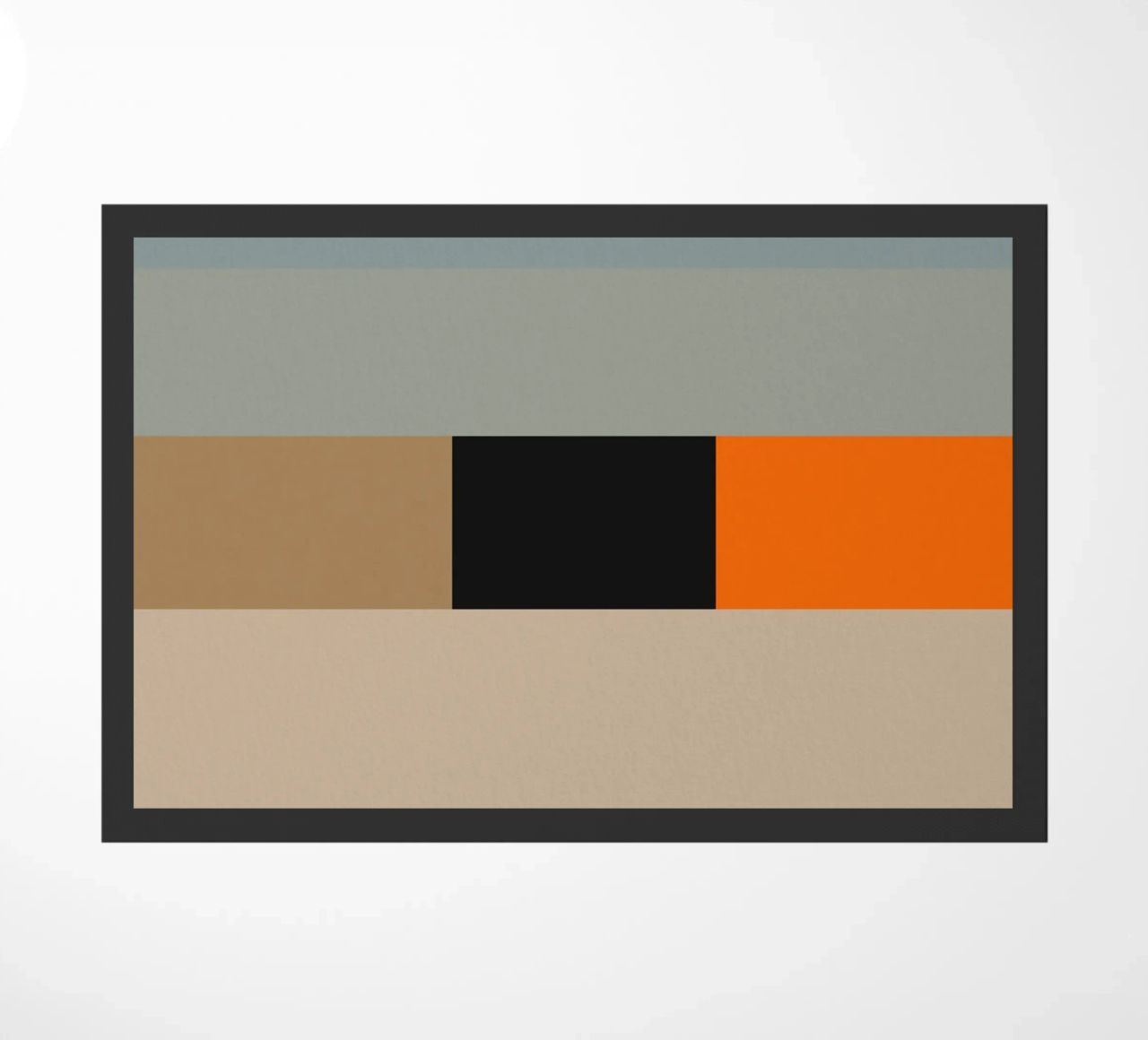 Minimal Colore tenue geometrico arte nordica 04 zerbino da Little Dean