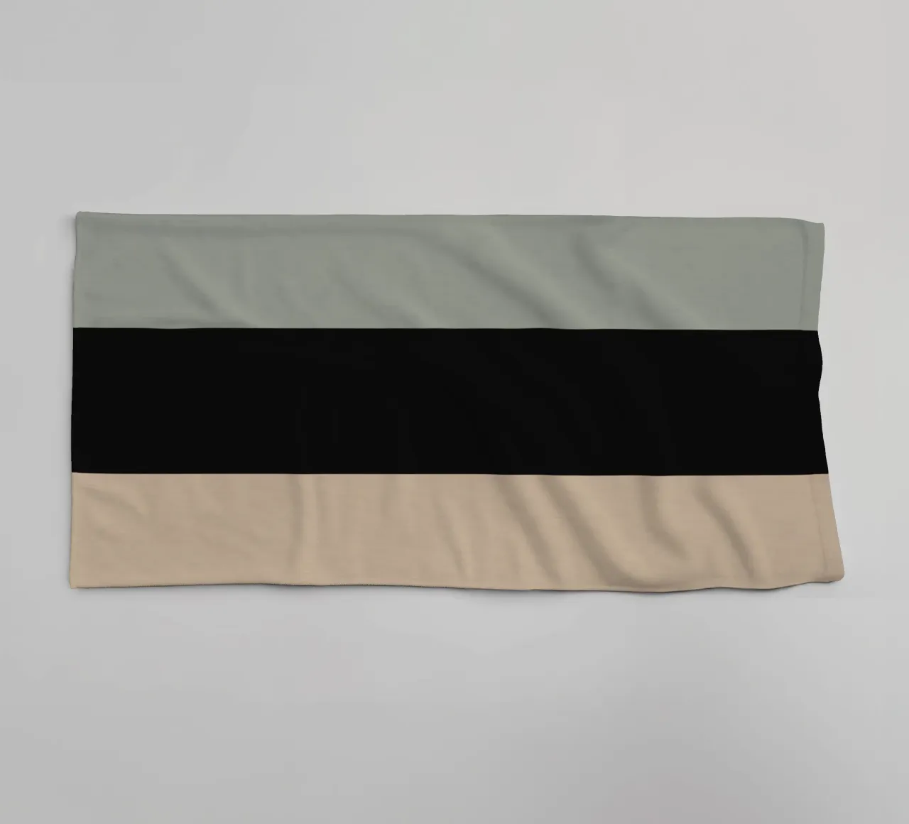 Minimal Gedempte kleuren geometrische nordic art 04 badhanddoek van Little Dean