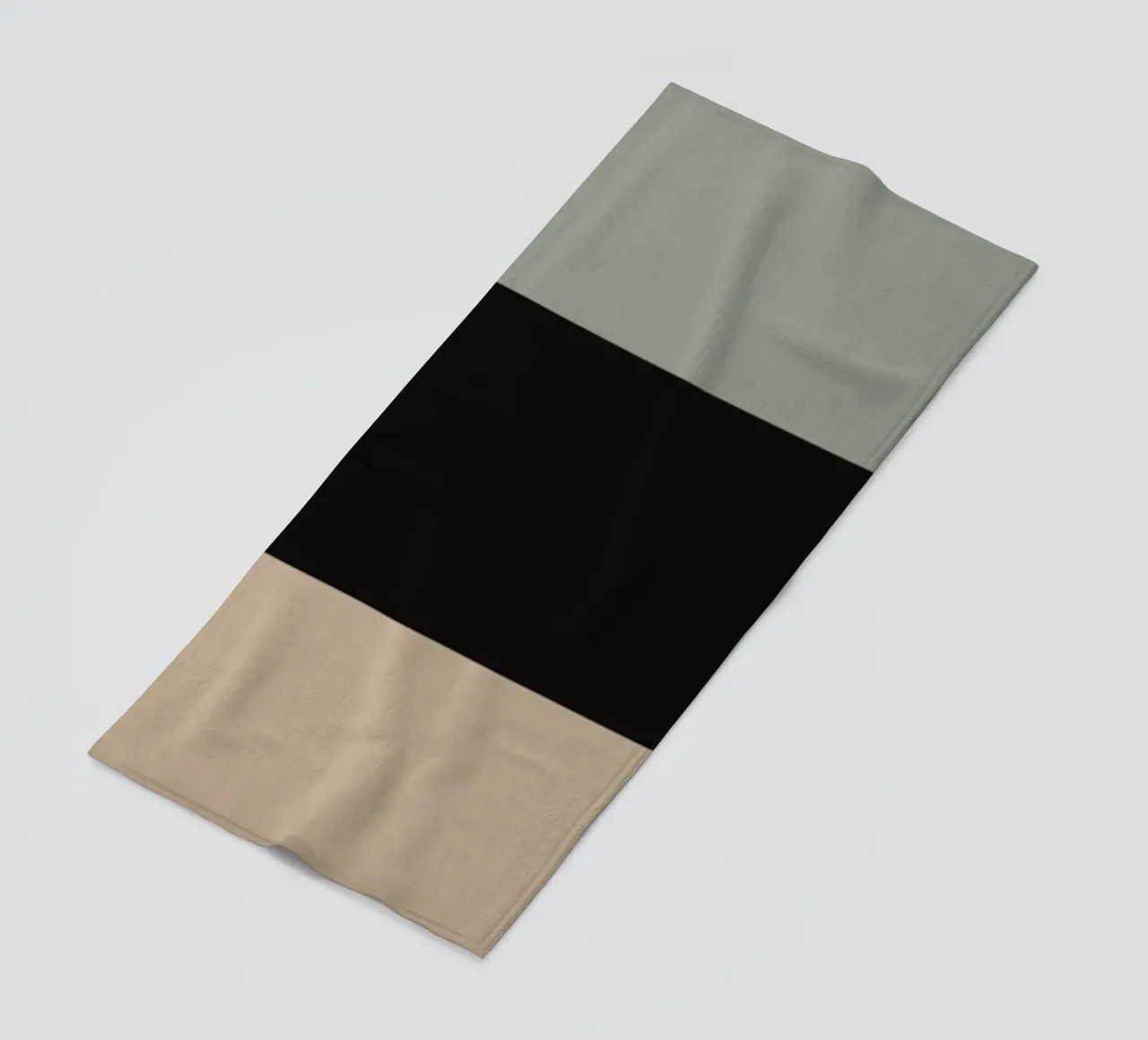 Minimal Muted color geometrical nordic art 04 beach towel by Little Dean